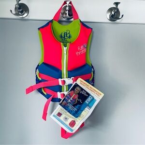 Full Throttle Child Kids Rapid-Dry Life Jacket Coast Guard Approved 30 to 50lbs